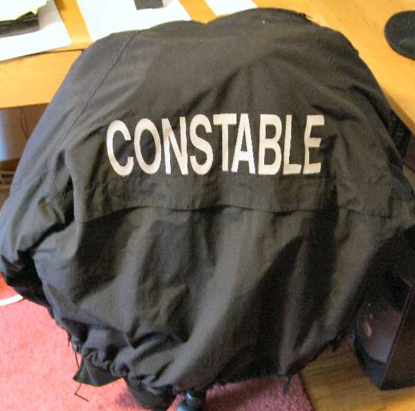 Reflective POLICE and Law letters heat transfer - iron on  police/reflective-constable-jacket.jpg