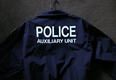 Reflective POLICE and Law letters heat transfer - iron on  police/scap-jacket.jpg
